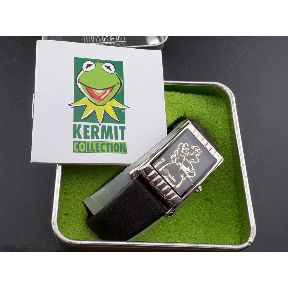Kermit Collection: Miss Piggy Timeless Appeal Watch, Vintage New in Tin Box